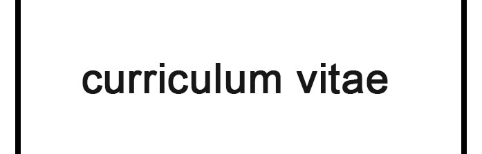 cv